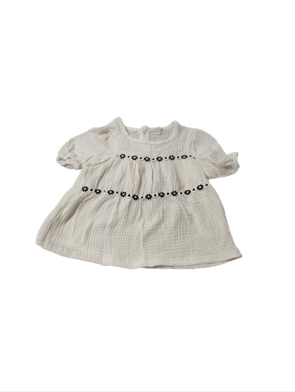 Rachel Zoe White Short Sleeve Top Girls 4T NWT